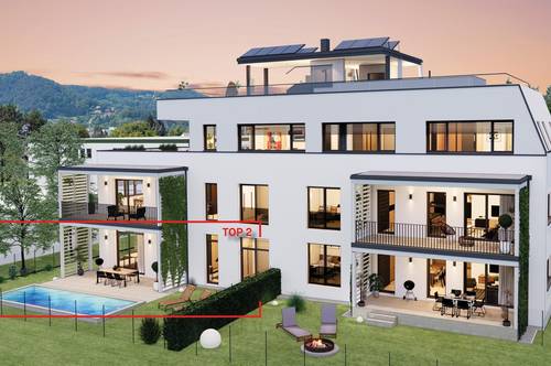 High-End Wohnkomfort in Graz-Straßgang/ nur fünf Wohneinheiten / TOP 2 mit Garten &amp; Terrasse