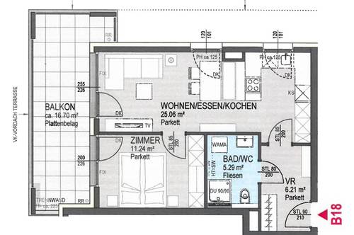 2-Zimmer Neubauwohnung inklusive Tiefgaragenstellplatz in Klagenfurt/Spitalberg von privat zu vermieten: 48 m2 Wohnfläche und 16 m2 Balkon