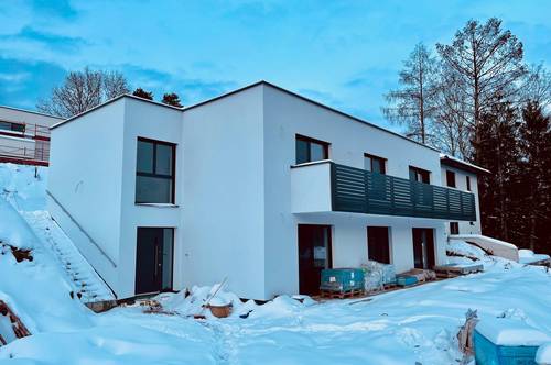 NEUES und naturnahes Zweifamilienhaus mit 2 modernen Wohneinheiten direkt vor der Stadtgrenze Wiens!