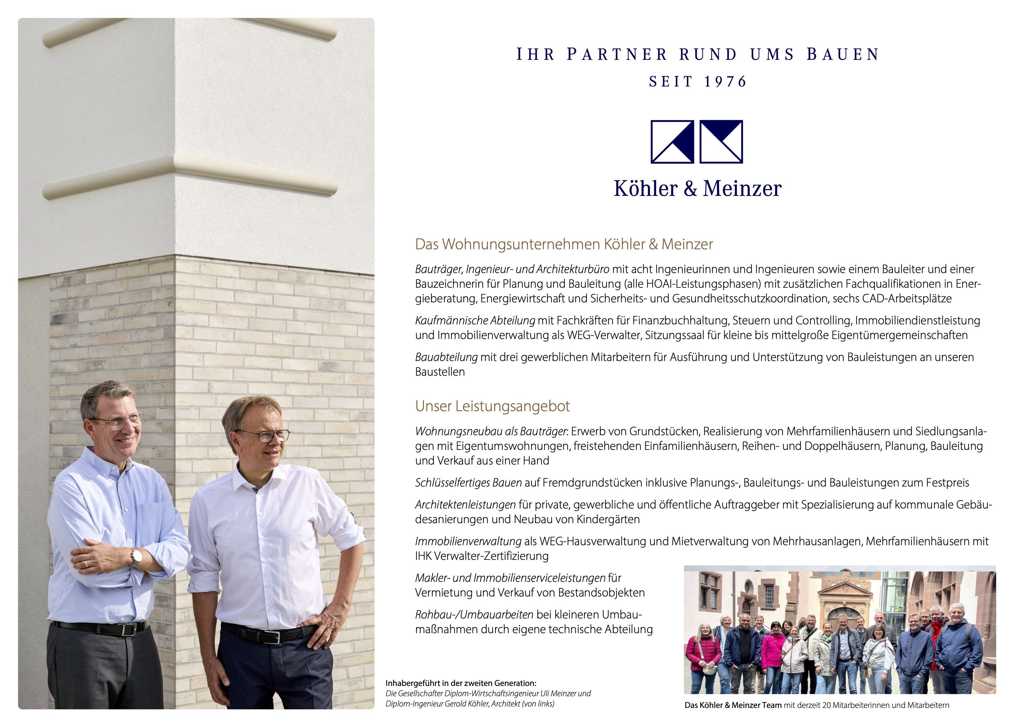Köhler & Meinzer GmbH & Co KG Wohnungsunternehmen - Bauträger bei ...